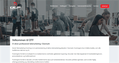 Desktop Screenshot of d-t-f.dk