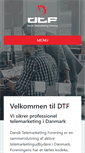 Mobile Screenshot of d-t-f.dk